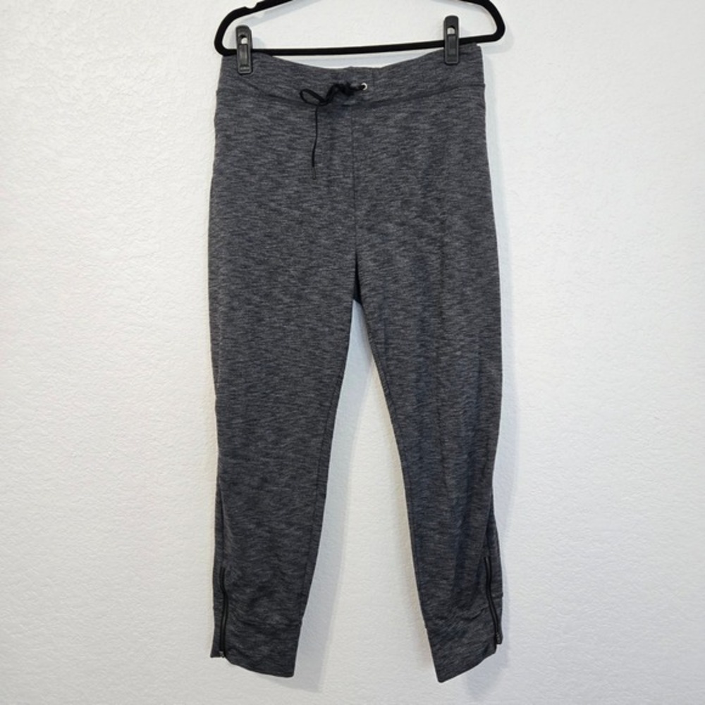 Athleta‎ Gray Jogger Pants 2X Zip Cuff Lounge Activewear Athletic Womens